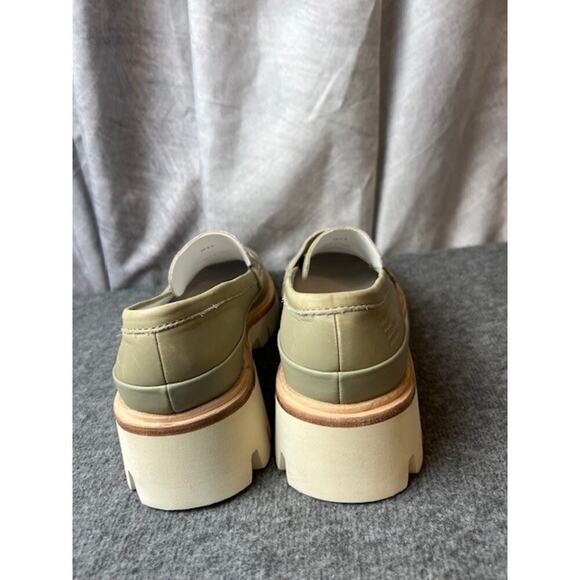 Oncept Seoul Platform Loafers Silver Moss Gray Size 6.5 - Picture 6 of 10